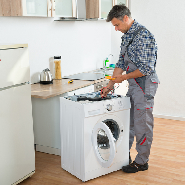 can you walk me through the steps of troubleshooting my washer issue in Lueders Texas